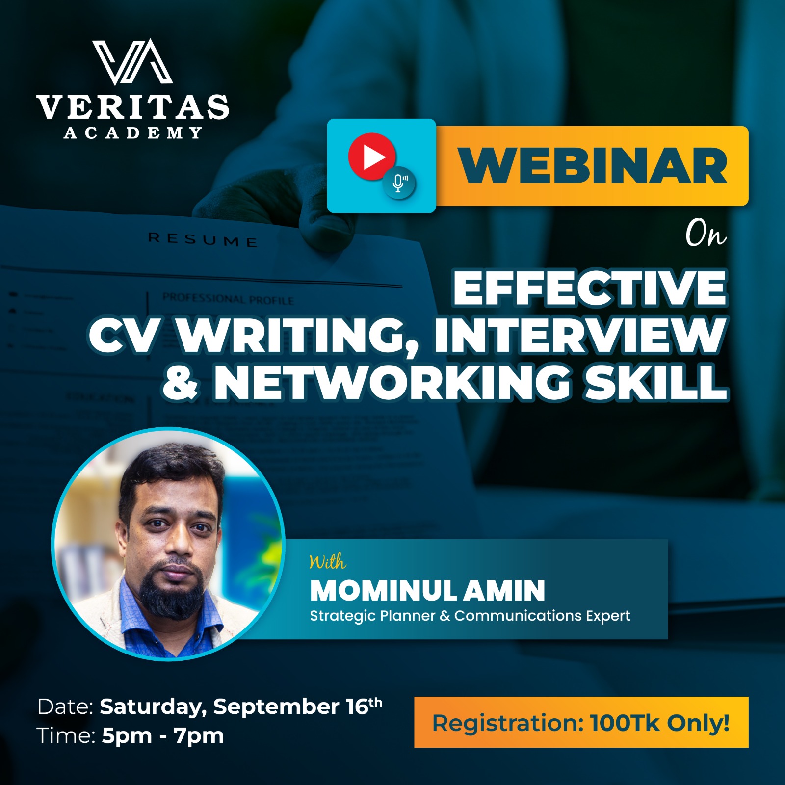 Effective CV Writing, Interview and Networking Skills